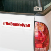 #NoBanNoWall Autoaufkleber (Auf Lkw)