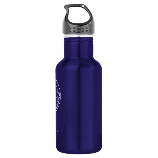 NOBCChE-Logo Edelstahlflasche (Rückseite)