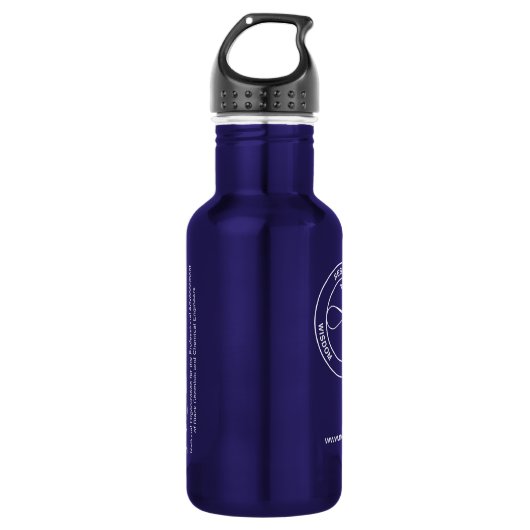 NOBCChE-Logo Edelstahlflasche (Vorderseite)