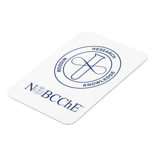NOBCChE Magnet - Blaues Logo (Linke Seite)