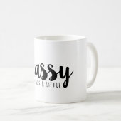 NOBEL aber ich fluchen wenig Kaffeetasse (VorderseiteRechts)