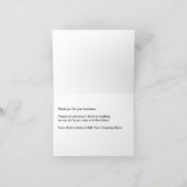 Nobel danke Karten (Innenseite)