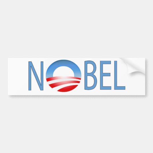 NOBEL OBAMA AUTOAUFKLEBER (Vorne)