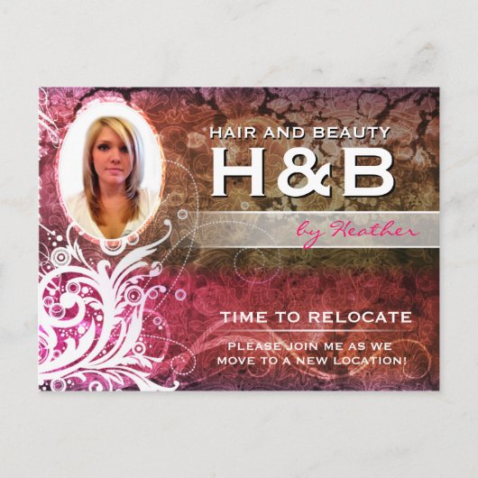 Nobel u. elegant blühen Sie Postkarte (Vorderseite)