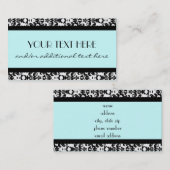 Nobel u. fabelhaft visitenkarte (Vorne/Hinten)