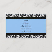 Nobel u. fabelhaft visitenkarte (Rückseite)