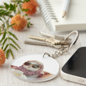 Nobelkatze Schlüsselanhänger (Vorderseite rechts)