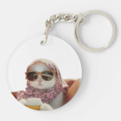 Nobelkatze Schlüsselanhänger (Rückseite)