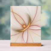 Nobelkupfer und Gold Abstrakt Moderne Fraktal Kuns Acrylschild (Neutral)