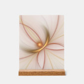 Nobelkupfer und Gold Abstrakt Moderne Fraktal Kuns Acrylschild (Vorderseite)