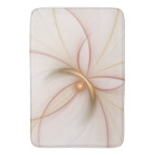 Nobelkupfer und Gold Abstrakt Moderne Fraktal Kuns Badematte (Vorderseite Vertikal)