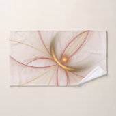 Nobelkupfer und Gold Abstrakt Moderne Fraktal Kuns Badhandtuch Set (Handtuch)