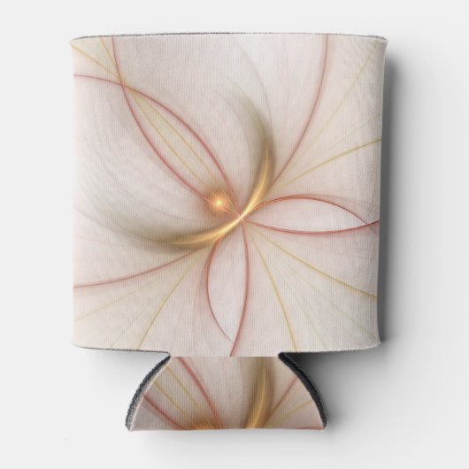 Nobelkupfer und Gold Abstrakt Moderne Fraktal Kuns Dosenkühler (Vorderseite)