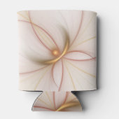 Nobelkupfer und Gold Abstrakt Moderne Fraktal Kuns Dosenkühler (Rückseite)