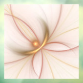 Nobelkupfer und Gold Abstrakt Moderne Fraktal Kuns Fensteraufkleber (Blatt 3)