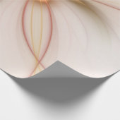 Nobelkupfer und Gold Abstrakt Moderne Fraktal Kuns Geschenkpapier (Ecke)