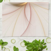 Nobelkupfer und Gold Abstrakt Moderne Fraktal Kuns Geschirrtuch (Gefaltet)