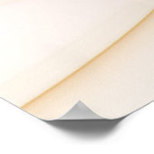 Nobelkupfer und Gold Abstrakt Moderne Fraktal Kuns Poster (Ecke)