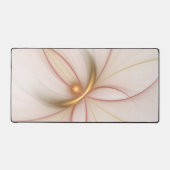 Nobelkupfer und Gold Abstrakt Moderne Fraktal Kuns Schreibtischunterlage (Vorderseite)