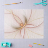 Nobelkupfer und Gold Abstrakt Moderne Fraktal Kuns Seidenpapier (Basteln)