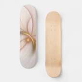 Nobelkupfer und Gold Abstrakt Moderne Fraktal Kuns Skateboard (Vorderseite)