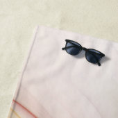 Nobelkupfer und Gold Abstrakt Moderne Fraktal Kuns Strandtuch (Beispiel)