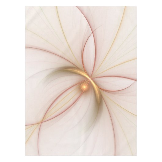 Nobelkupfer und Gold Abstrakt Moderne Fraktal Kuns Tischdecke (Vorderseite)