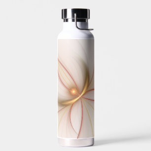 Nobelkupfer und Gold Abstrakt Moderne Fraktal Kuns Trinkflasche