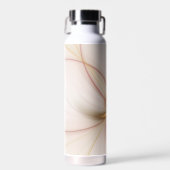Nobelkupfer und Gold Abstrakt Moderne Fraktal Kuns Trinkflasche (Vorne)