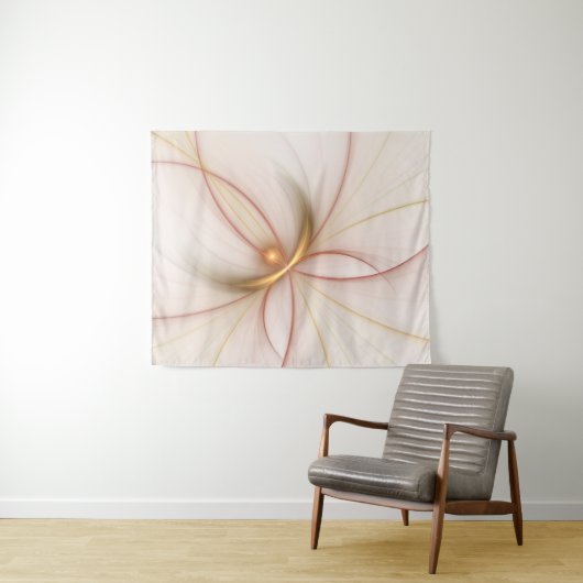 Nobelkupfer und Gold Abstrakt Moderne Fraktal Kuns Wandteppich (Beispiel (Horizontal))