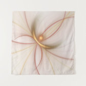 Nobelkupfer und Gold Abstrakt Moderne Fraktal Kuns Wandteppich (Vorderseite (Horizontal))