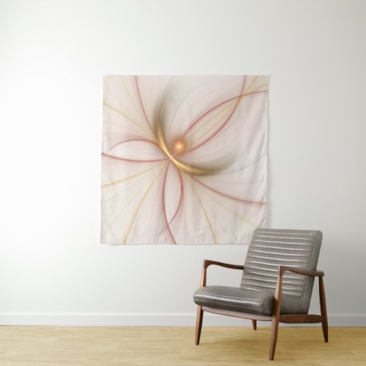 Nobelkupfer und Gold Abstrakt Moderne Fraktal Kuns Wandteppich (Beispiel (Horizontal))