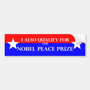 Nobelpreis-Autoaufkleber Autoaufkleber