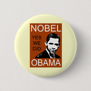 Nobelpreis Obama Button