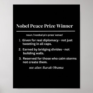 Nobelpreisträger Definition Oma Vs Trump  Poster