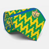 Nobile Contrada del Bruco Palio (Raupe) Krawatte (Gerollt)