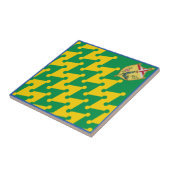 Nobile Contrada del Bruco (Raupe) Palio Fliese (Seite)