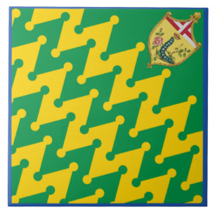 Nobile Contrada del Bruco (Raupe) Palio Fliese