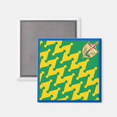 Nobile Contrada del Bruco (Raupe) Palio Magnet (Vorderseite/Rückseite)