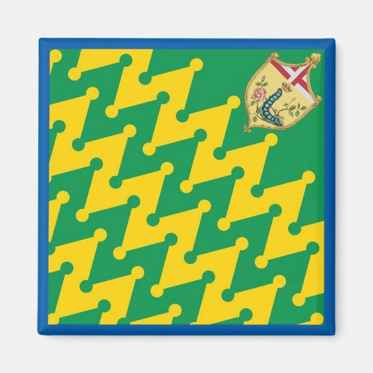 Nobile Contrada del Bruco (Raupe) Palio Magnet (Vorne)