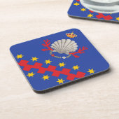 Nobile Contrada del Nicchio (Seashell) Getränkeuntersetzer (Linke Seite)