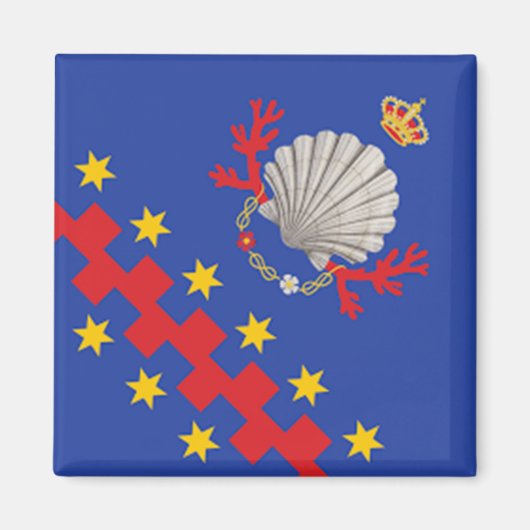 Nobile Contrada del Nicchio (Seashell) Magnet (Vorne)