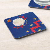 Nobile Contrada del Nicchio (Seashell) Palio Getränkeuntersetzer (Linke Seite)