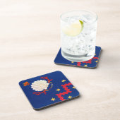 Nobile Contrada del Nicchio (Seashell) Palio Getränkeuntersetzer (Rechte Seite)