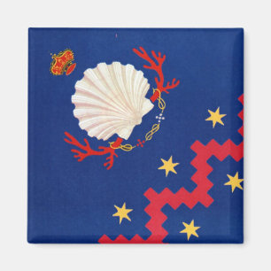 Nobile Contrada del Nicchio (Seashell) Palio Magnet