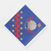 Nobile Contrada del Nicchio (Seashell) Serviette (Ecke)