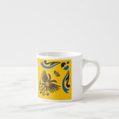 Nobile Contrada dell'Aquila Palio di Siena (Adler) Espressotasse (Rechts)