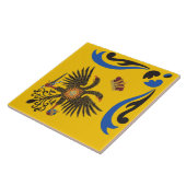 Nobile Contrada dell'Aquila Palio di Siena (Adler) Fliese (Seite)