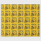 Nobile Contrada dell'Aquila Palio di Siena (Adler) Geschenkpapier (Flach)