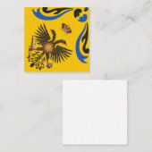 Nobile Contrada dell'Aquila Palio di Siena (Adler) Rabattkarte (Vorne/Hinten)